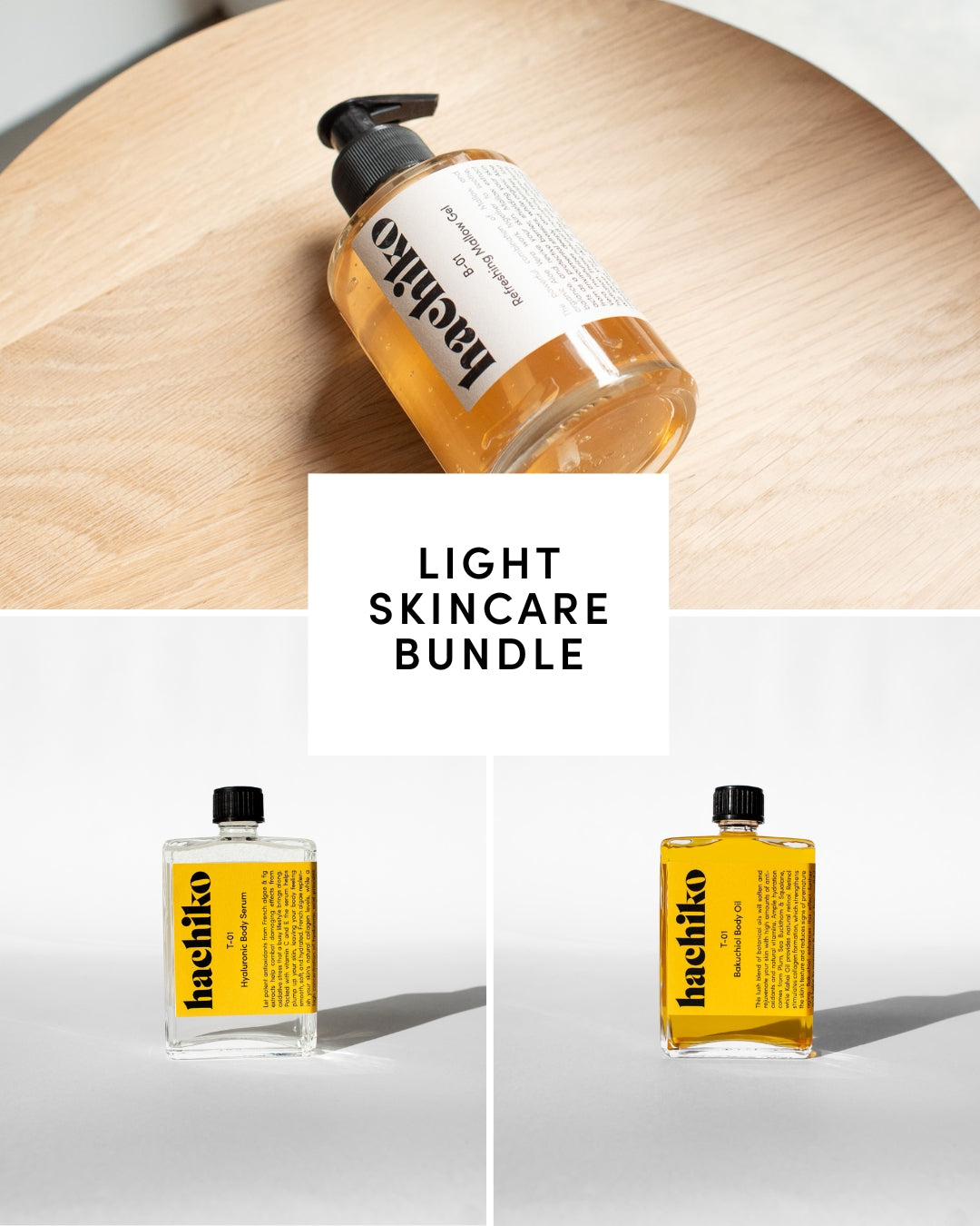 Light skincare bundle hachiko berlin